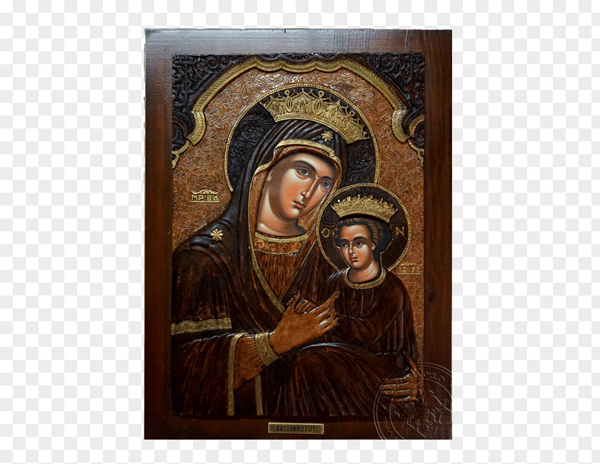 Virgin Mary Painting Religion Picture Frames Stock Photography PNG