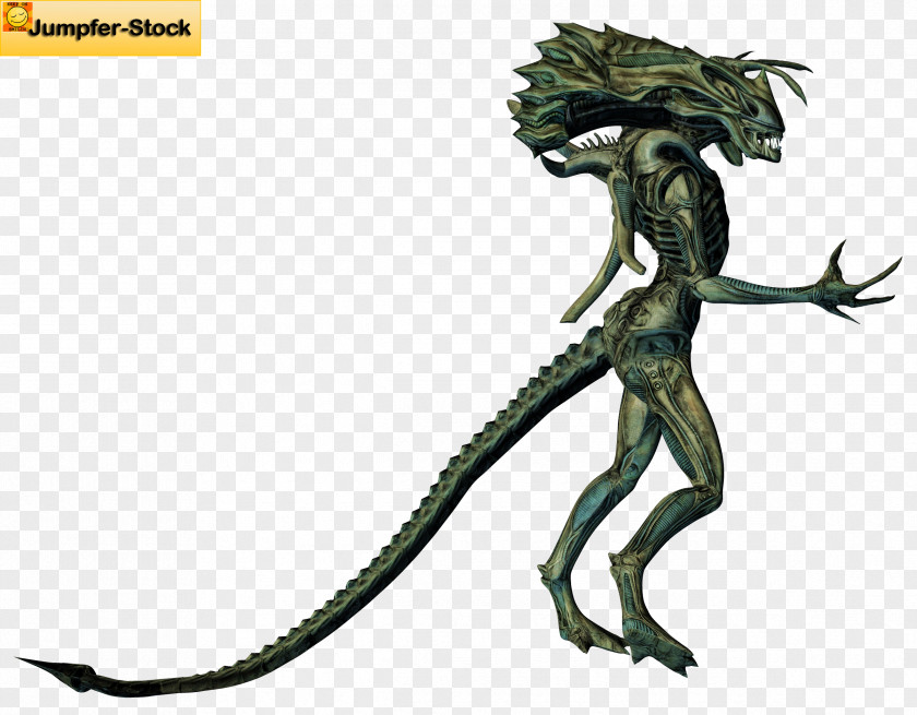 Alien Monster Velociraptor Clip Art PNG