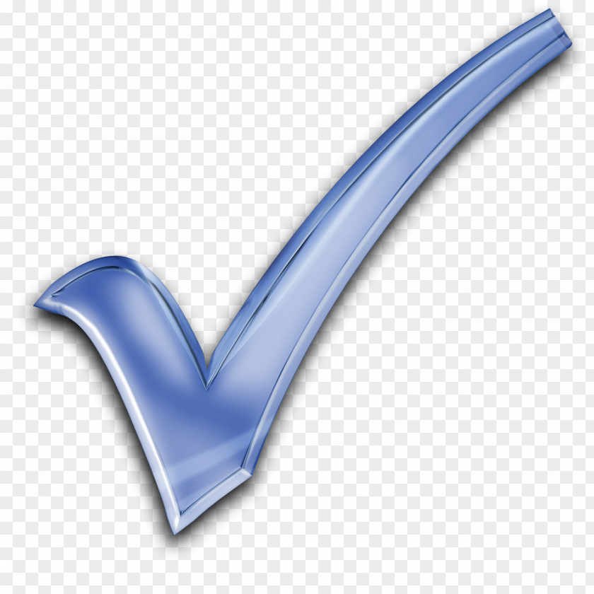 Blue Tick Symbol Icon PNG
