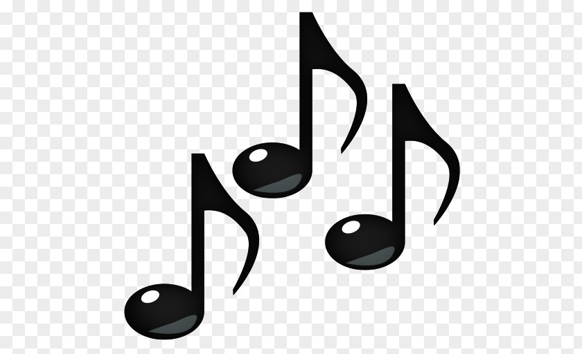 Emoji Musical Note Eighth PNG note note, music notes, three black musical notes art clipart PNG