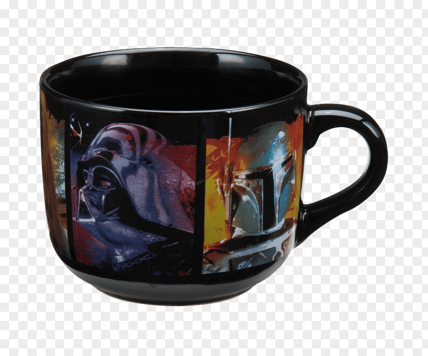 Mug Coffee Cup Sticker Anakin Skywalker Ceramic PNG