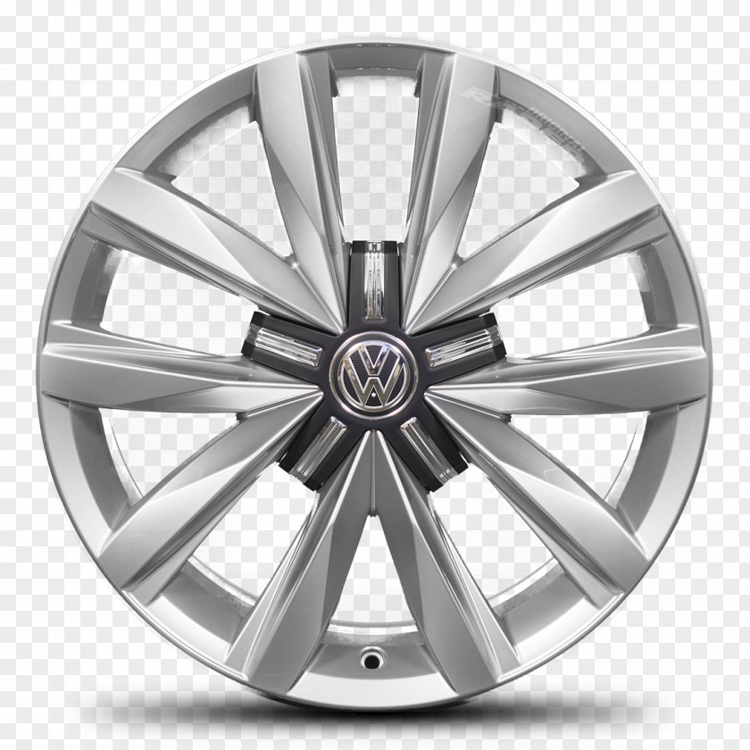 Tire-pressure Gauge Hubcap Volkswagen Touran Car Alloy Wheel PNG