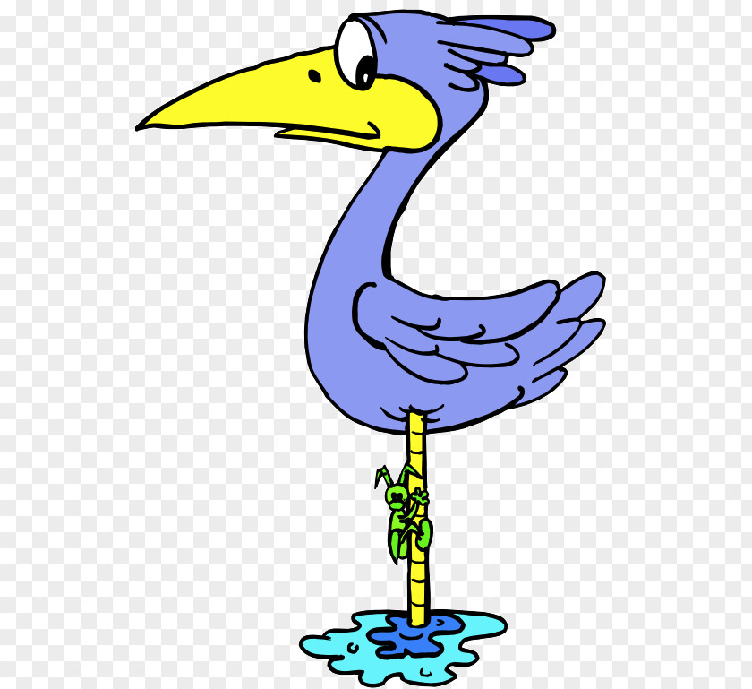 Bird Water Heron Clip Art PNG