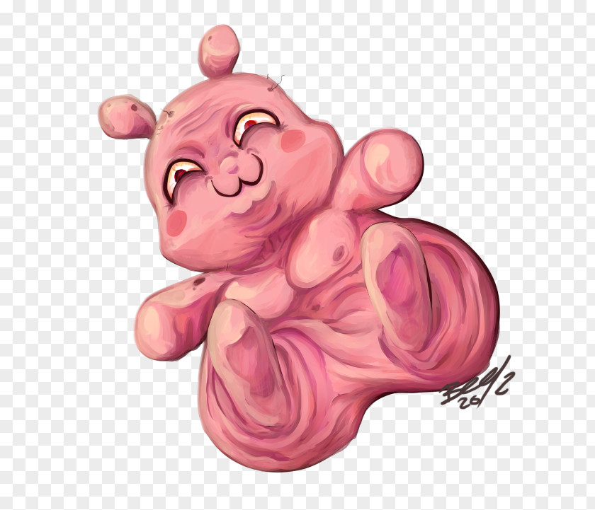 Gummy Bear Pig Pink M Muscle Snout PNG