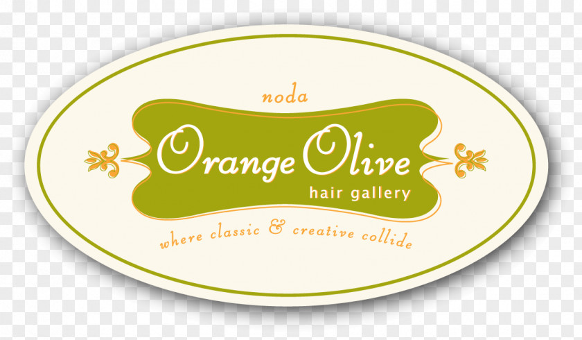 Orange Hair Logo Green Brand Font Olive PNG