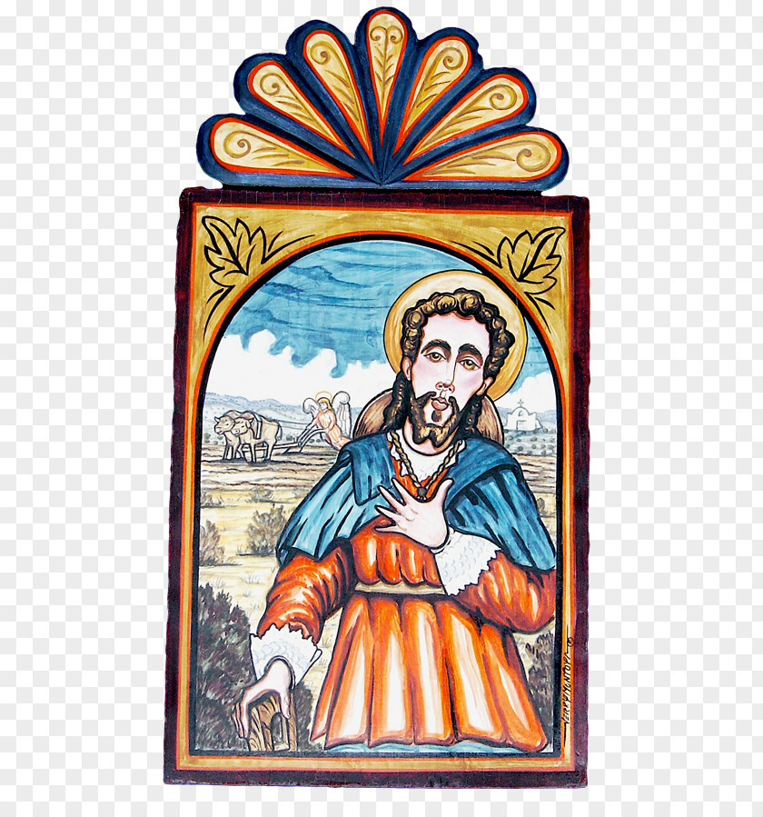 Retablo Art Stained Glass PNG