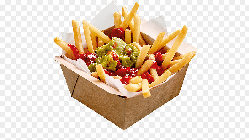 French Fries Cheese Guacamole Salsa Hamburger Fast Food PNG