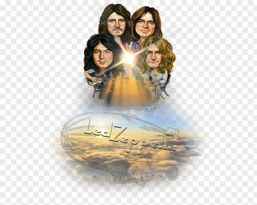 Led Zeppelin Caricature Drawing Page And Plant Cartoon PNG