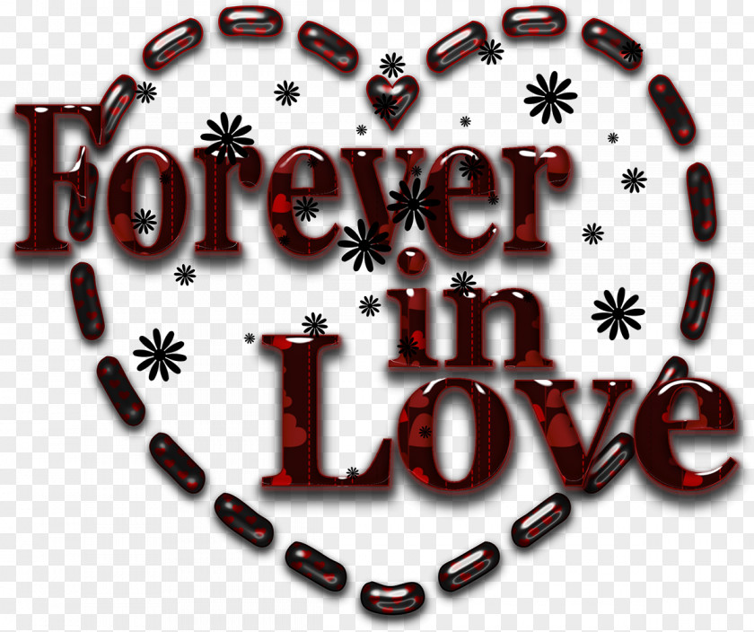 Love Text Writing Heart PNG