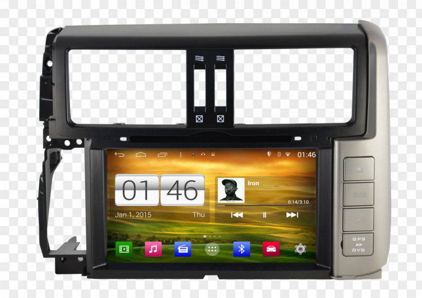 Toyota Land Cruiser Prado Car GPS Navigation Systems Lexus GX PNG