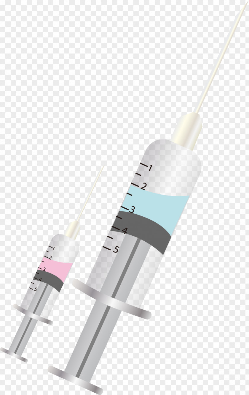 Vector Medical Supplies Syringe Injection PNG