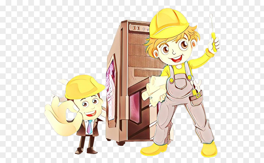 Action Figure Fictional Character Cartoon Animated Construction Worker Animation Toy PNG