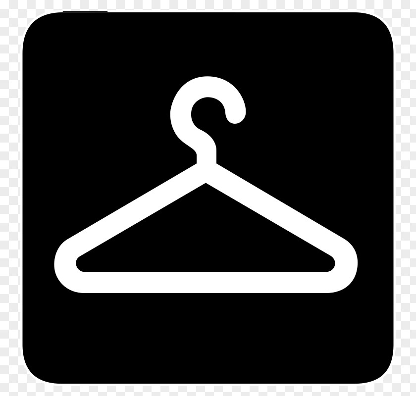 Coat Hanger Cloakroom Check Mark Clip Art PNG