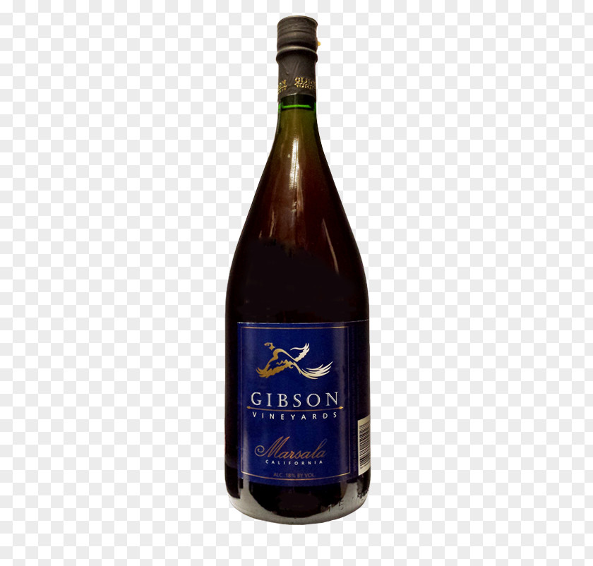 Marsala WINE Liqueur Dessert Wine Glass Bottle PNG