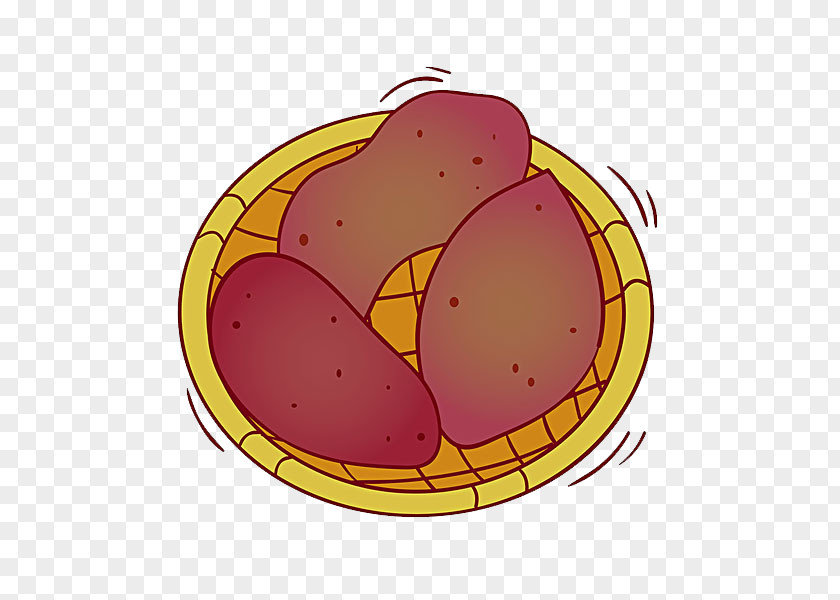 Sweet Potato Baked Illustration PNG