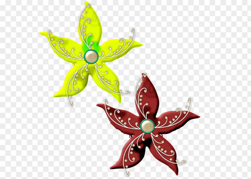 Desin Element Christmas Ornament Day Leaf Flower PNG