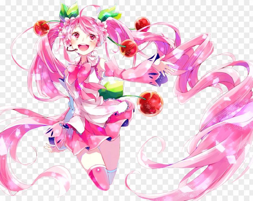 Hatsune Miku Desktop Wallpaper Floral Design DeviantArt Vocaloid PNG