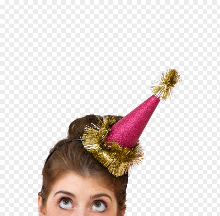 Party Hat Headband Paper PNG