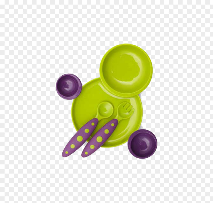 Purple Yellow Plate Green Blue PNG