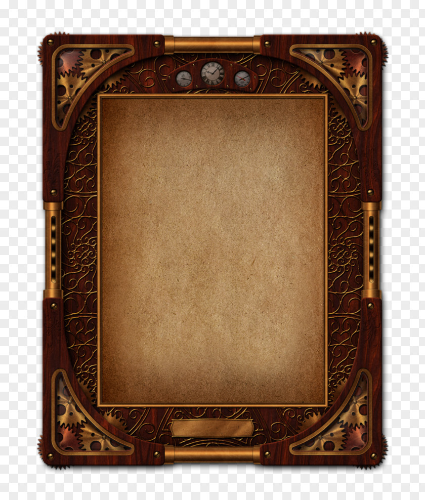 Steampunk Picture Frames Clip Art PNG