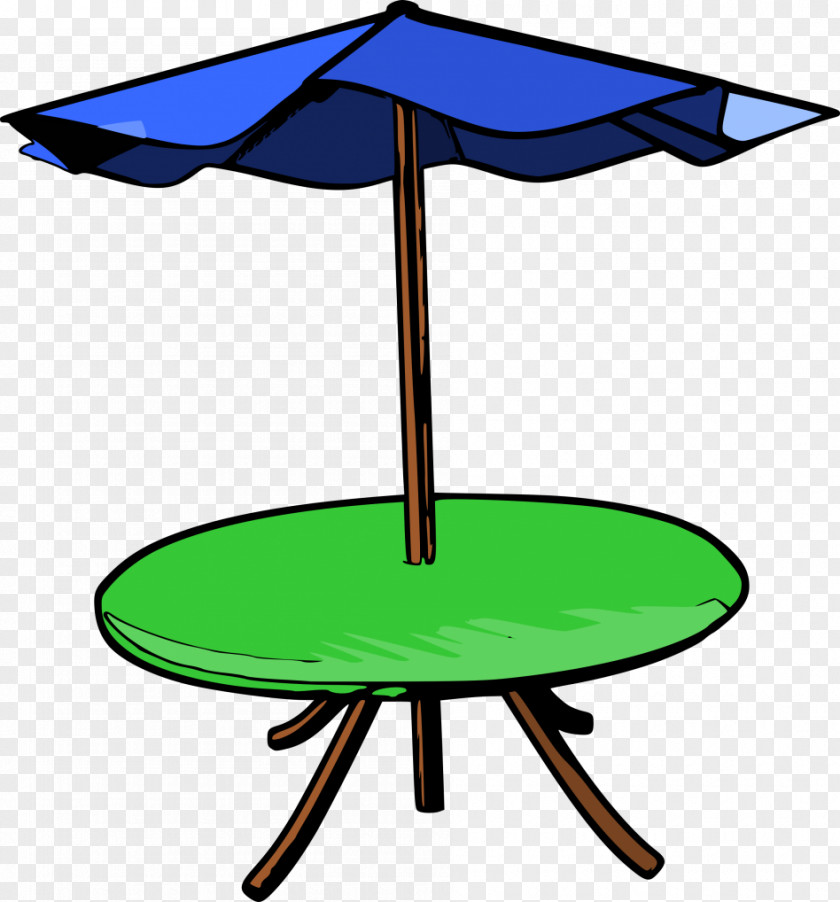 Table Umbrella Garden Furniture Clip Art PNG