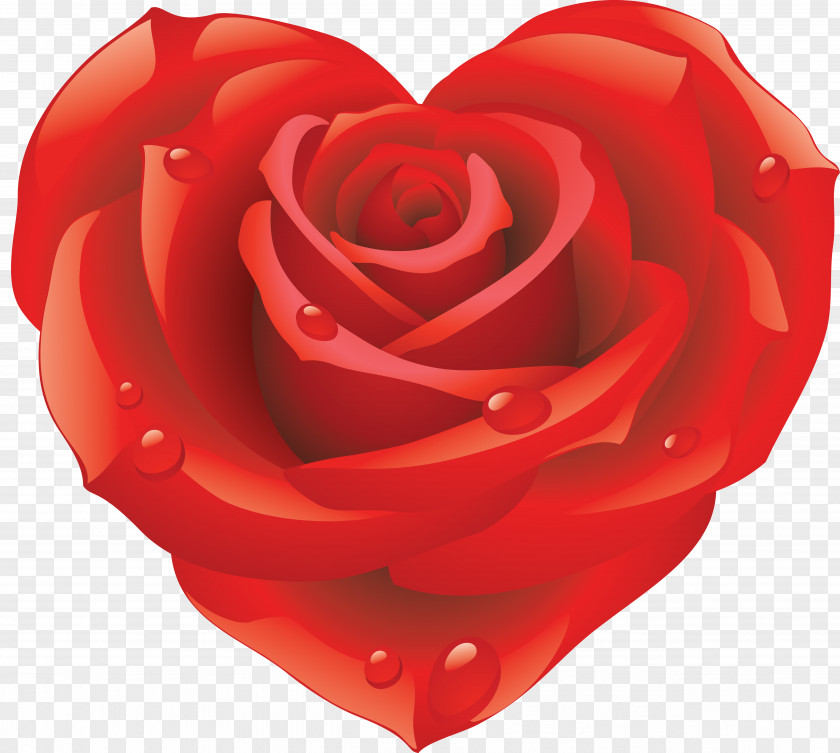 Bonbones Sticker Rose Love Heart Wall Decal PNG