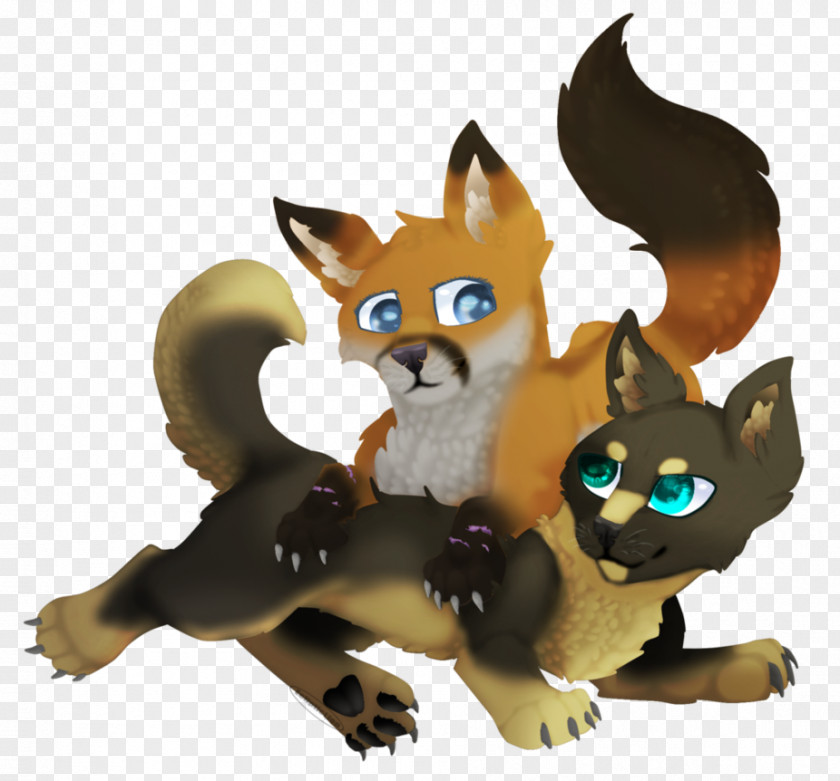 Cat Red Fox Character Cartoon PNG