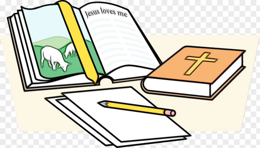 Child Religious Text Study Cartoon PNG