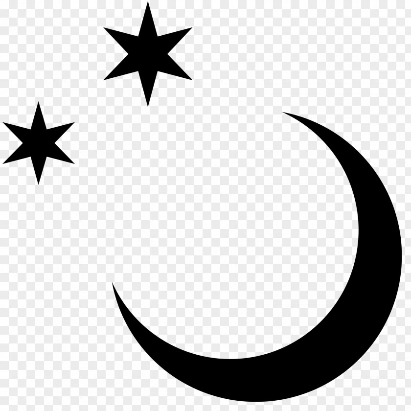 Eid Star Clip Art Moon Clipart Black Desktop Wallpaper PNG