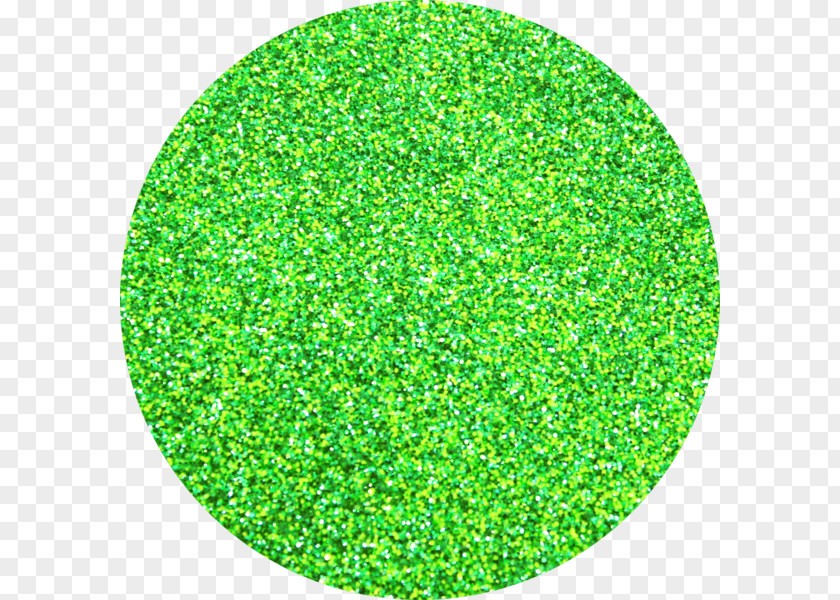 Green Sparkle Circle Disk Color PNG