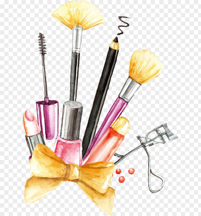 Painting Make-Up Brushes Cosmetics Paint Eye Shadow PNG