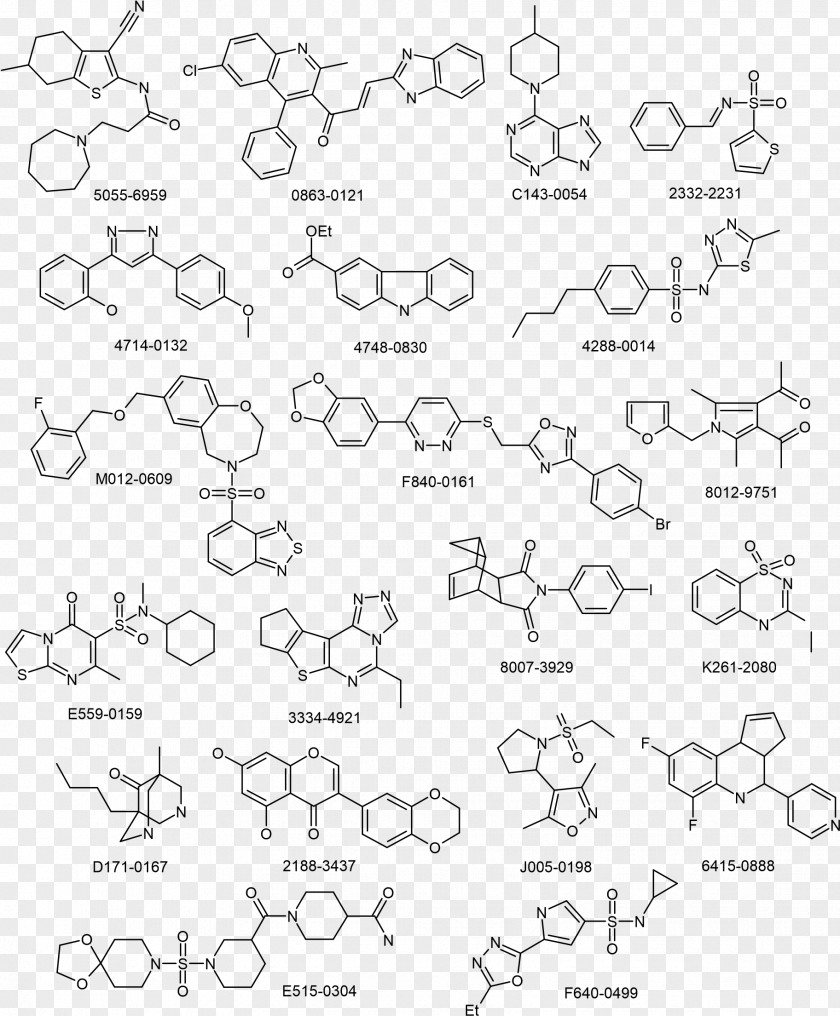 Stereo Chemical Library Small Molecule Compound PNG