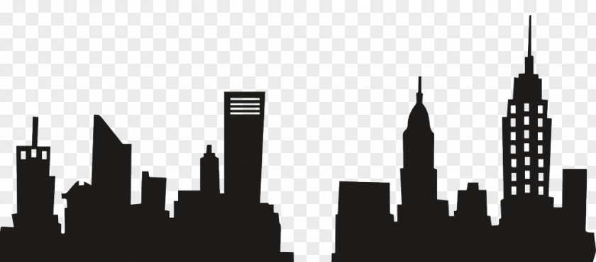 T-shirt New York City Skyline Decal Building PNG