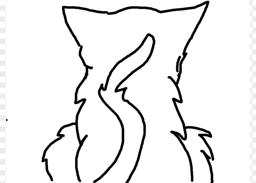 Cat Outlines Drawing Warriors Clip Art PNG
