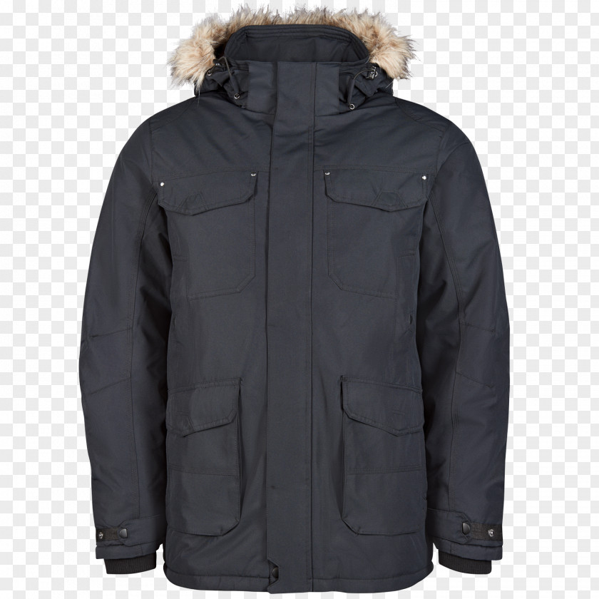 Jacket Waxed Parka Coat Zipper PNG