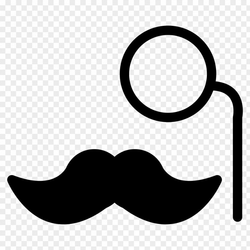 Moustache Monocle Hairstyle PNG