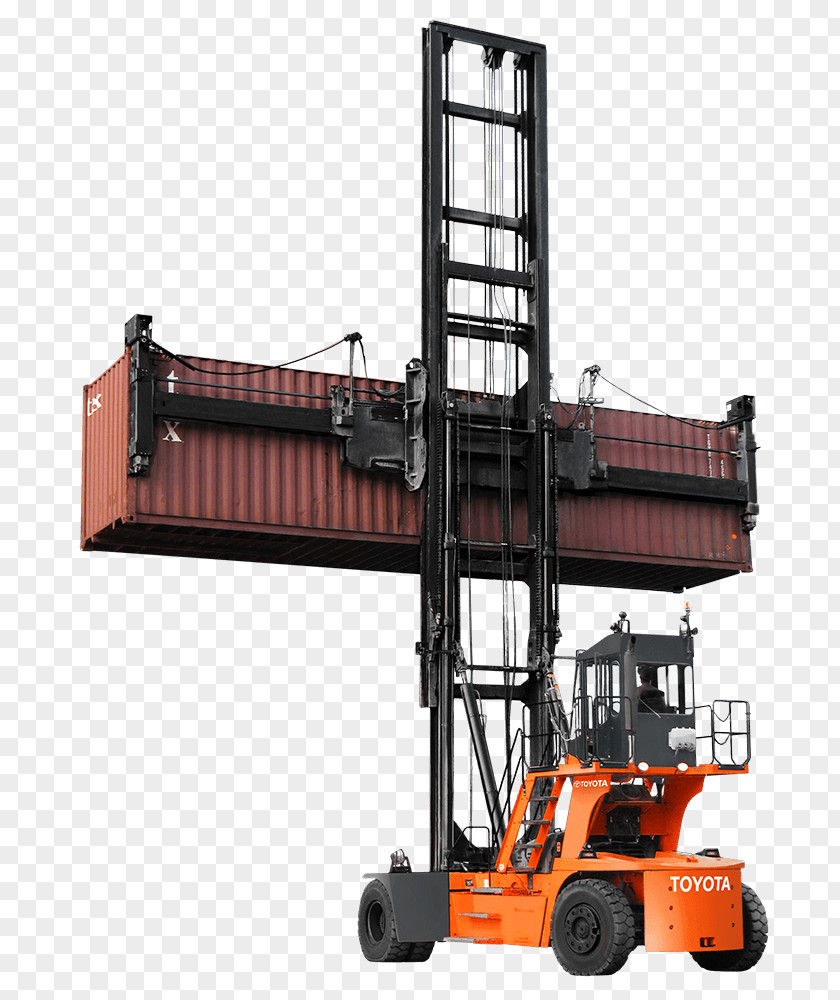 Toyota Material Handling, U.S.A., Inc. Forklift Intermodal Container Reach Stacker PNG
