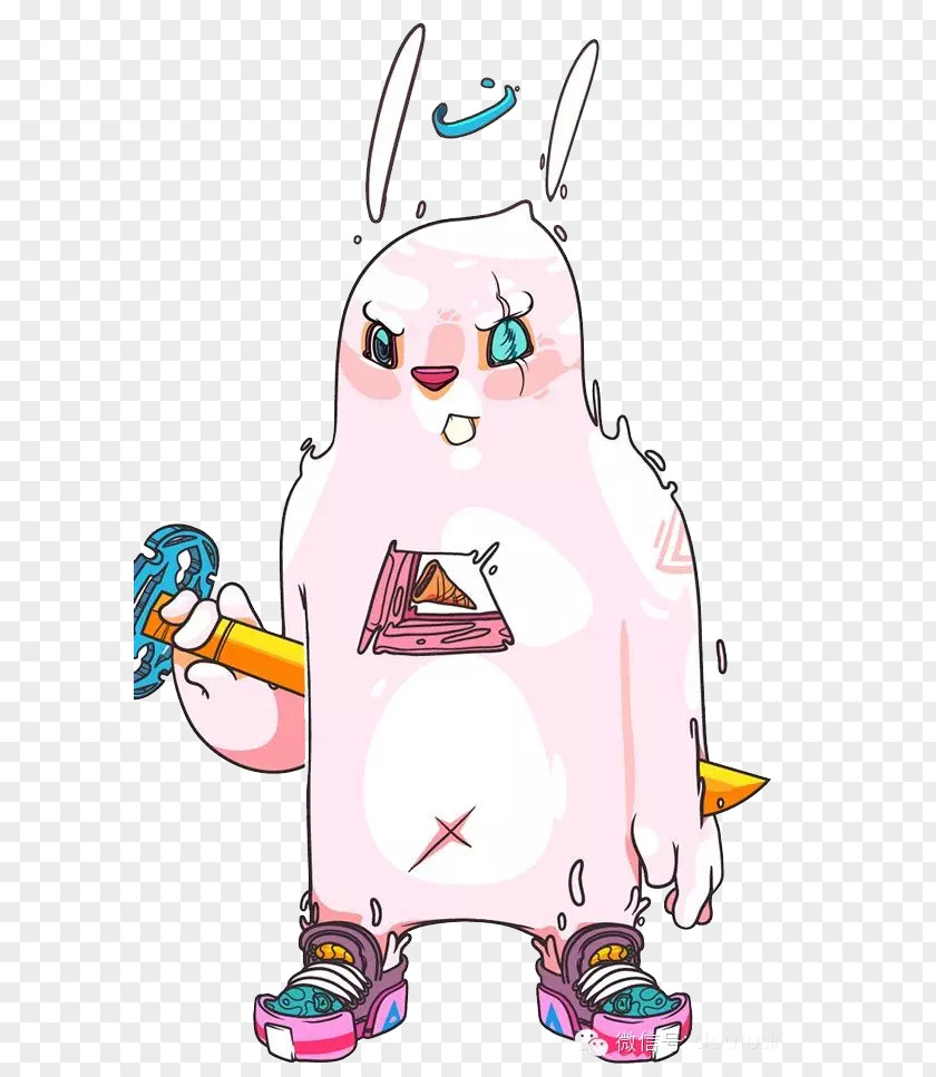 Cartoon Rabbit Q-version Clip Art PNG