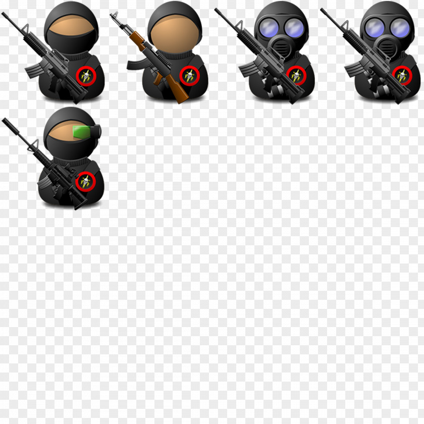 Counter-Strike Gun Soldier ICO Icon PNG
