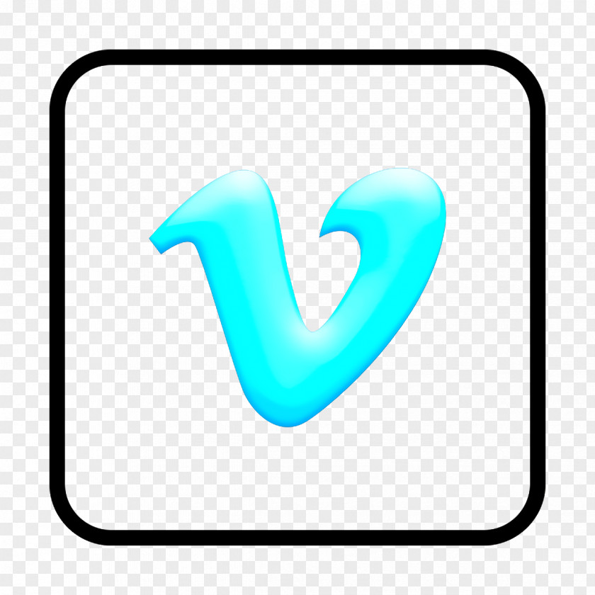 Electric Blue Symbol Social Media Icon PNG