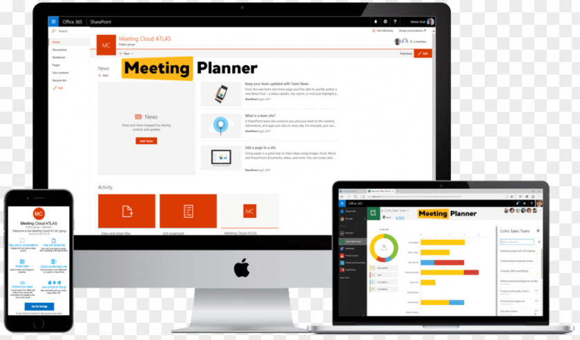 Meeting Invitations Office 365 SharePoint Microsoft Corporation Computer Software Planner PNG