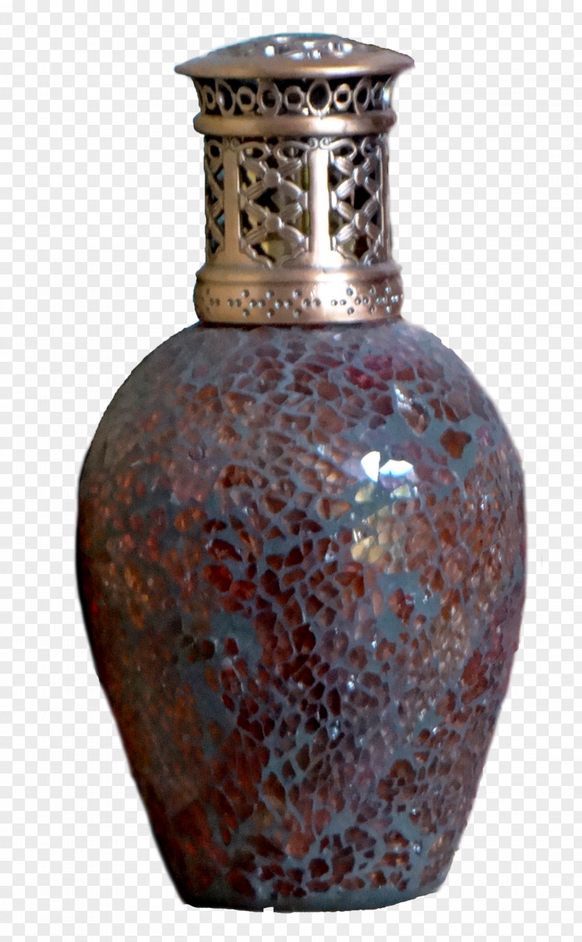 Oil Burner Vase Ceramic Pottery Poppy PNG