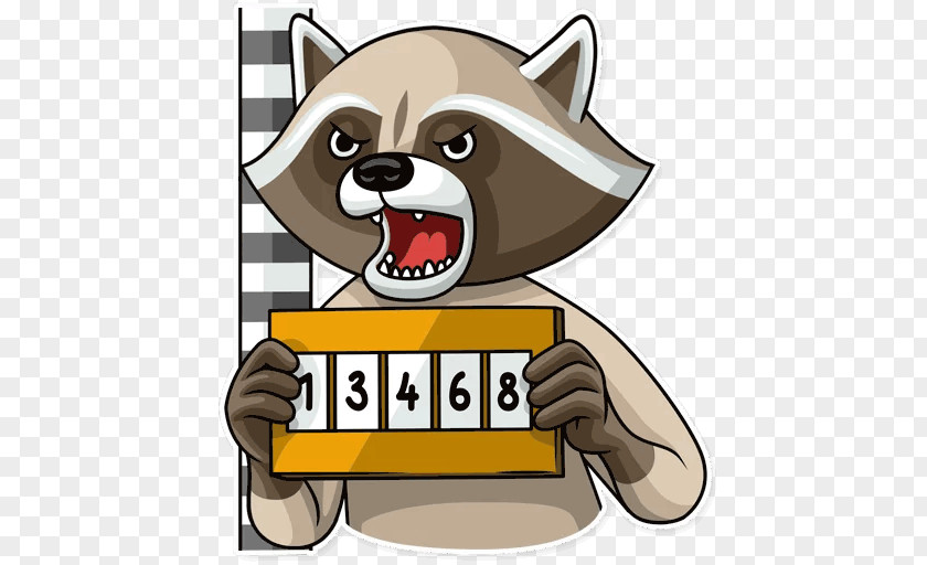Raccoon Dog Sticker Telegram Clip Art PNG