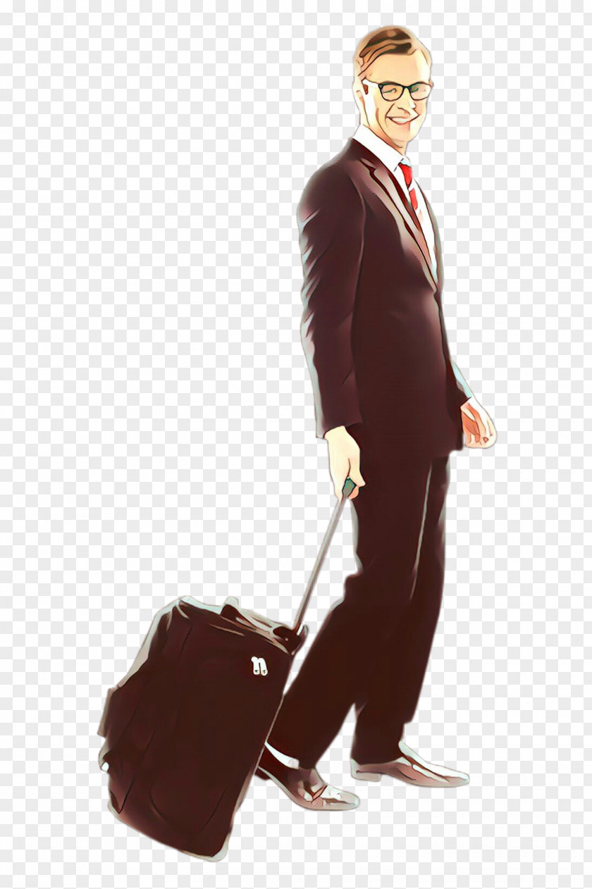 Suit Standing Brown Formal Wear Gentleman PNG