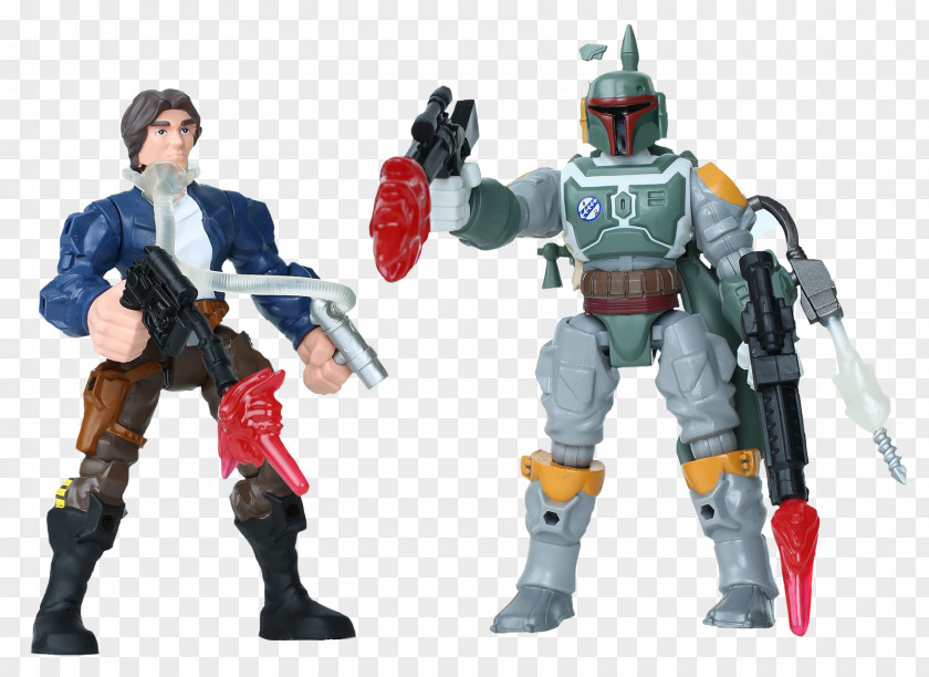 Action Figures Boba Fett Han Solo Jango & Toy Anakin Skywalker PNG