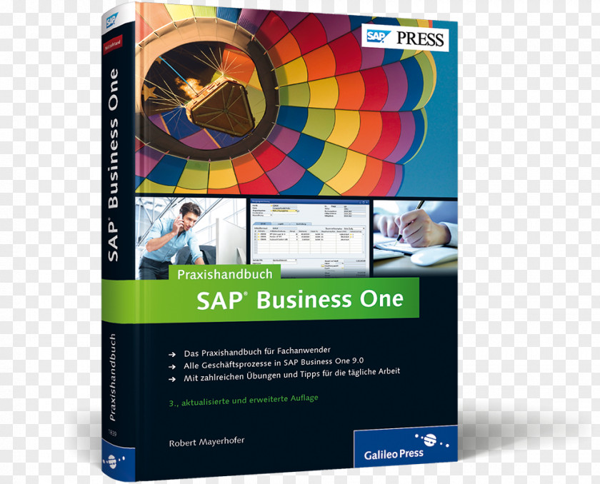 Business Cover SAP One: Das Praxishandbuch Für Einsteiger Und Anwender: Aktuell Zu Release 9.2 One Computer Software SE PNG