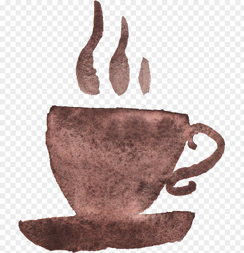 Coffee Cup Watercolor Painting Clip Art PNG