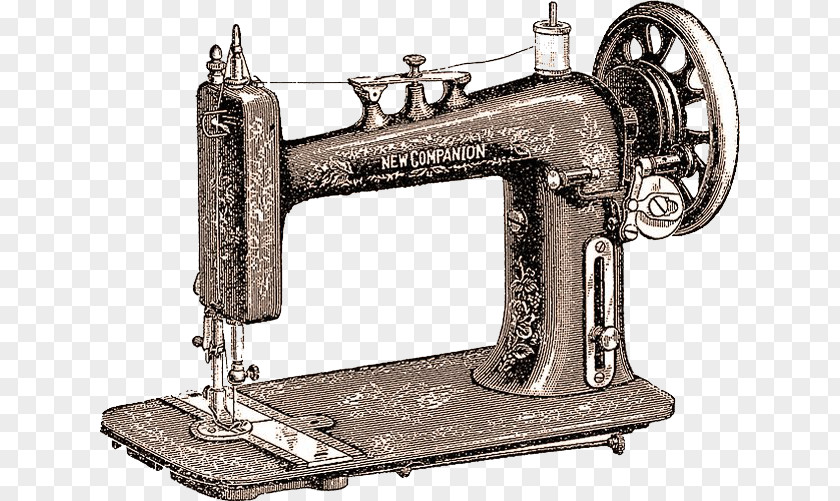 Sewing Machine Machines Treadle Clip Art PNG