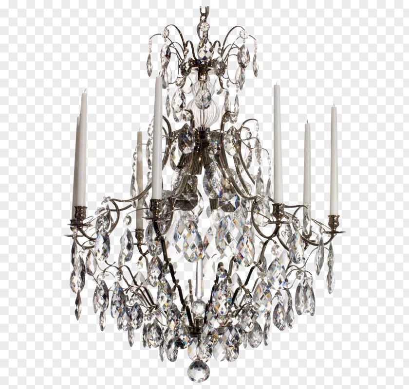 Light Chandelier Baroque Candle Rococo PNG