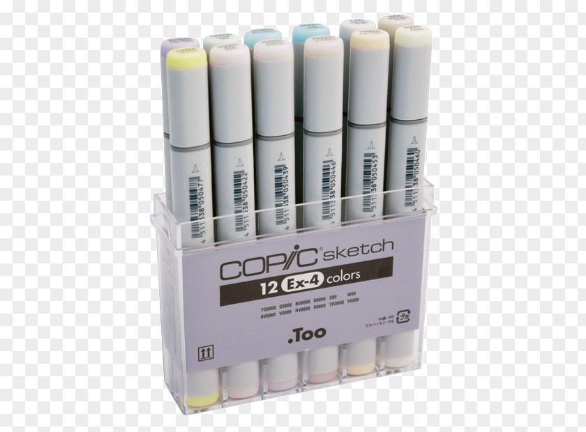 Set Multi Color Copic Marker Pen Sketch Pens Drawing PNG